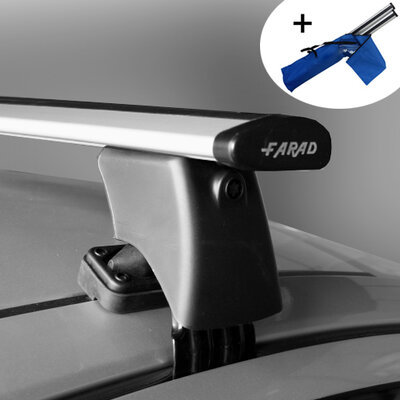 Dakdragers Peugeot 108 5 deurs hatchback vanaf 2014 - Wingbar - inclusief dakdrager opbergtas