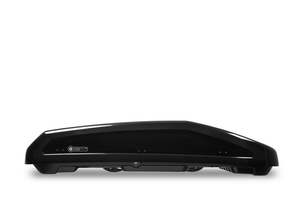 Modula Evo 550 liter dakkoffer Hoogglans zwart nieuw model
