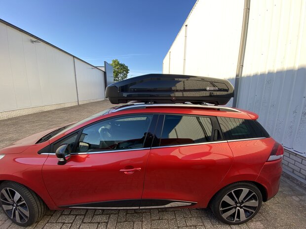 Modula dakkoffer Evo 470 liter - Hoogglans zwart