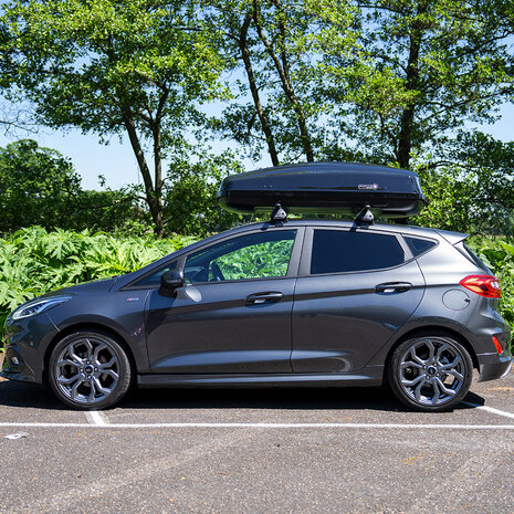 Modula Ciao 430 liter dakkoffer hoogglans zwart