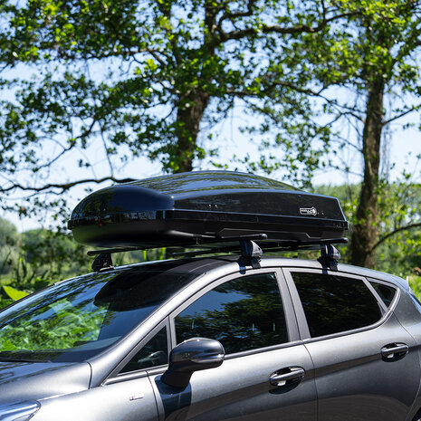 Modula Ciao 430 liter dakkoffer hoogglans zwart