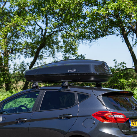 Modula Ciao 430 liter dakkoffer hoogglans zwart