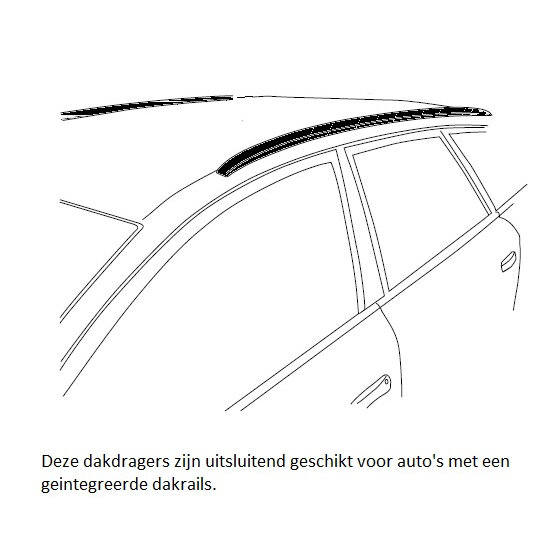 Dakdragers Mercedes GLA (X156) SUV 2013 t/m 2020