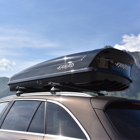 Farad dakkoffer Koral N20 480 liter - Hoogglans zwart