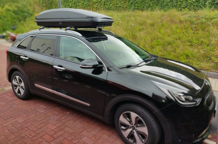 Farad dakkoffer Crub N18 430 liter - Mat zwart