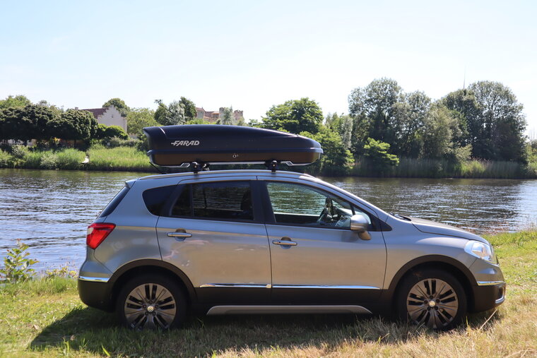 Farad dakkoffer Koral N20 480 liter - Mat zwart