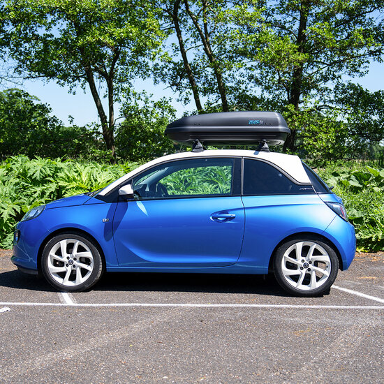 Dakkoffer PerfectFit 400 Liter + Dakdragers Ford Puma MPV vanaf 2019