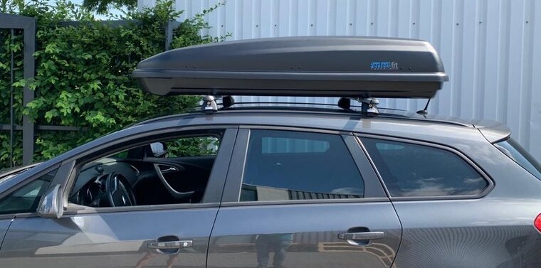 Dakkoffer 500 liter PerfectFit travelbox Mat zwart