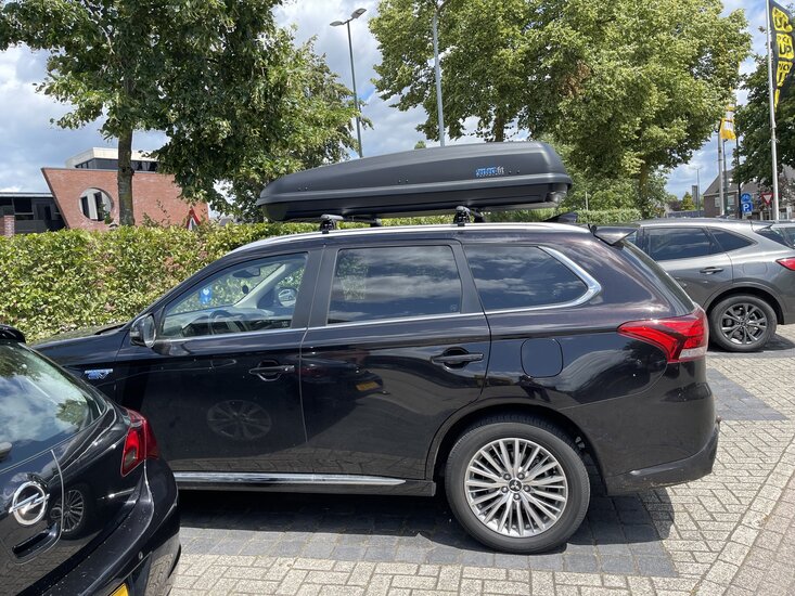 Dakkoffer 500 liter PerfectFit travelbox Mat zwart