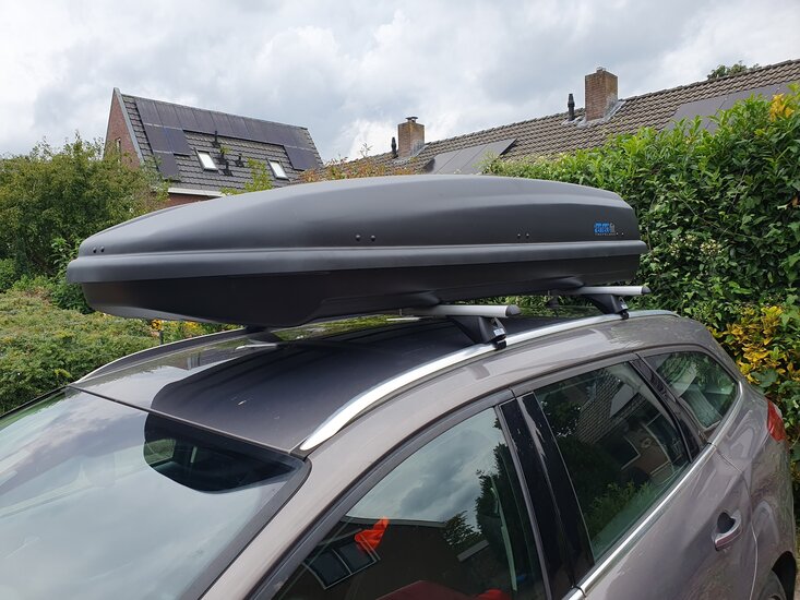 Dakkoffer 500 liter PerfectFit travelbox Mat zwart