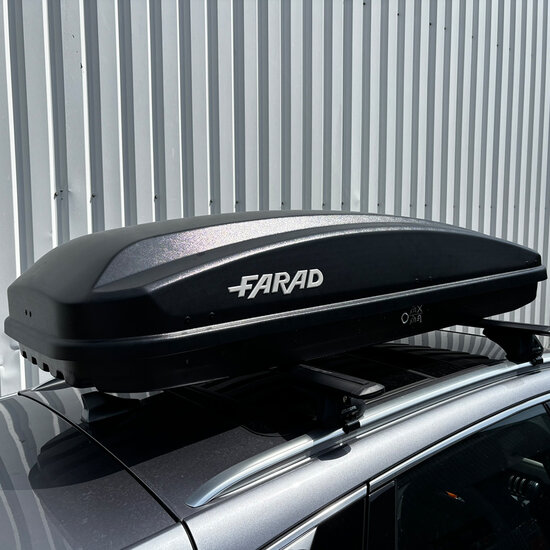 Farad dakkoffer Crub N18 430 liter - Mat zwart