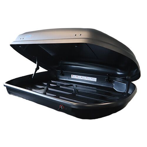 Dakkoffer 400 liter Perfect Fit travelbox Mat zwart