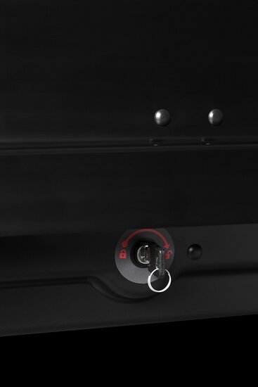 Modula dakkoffer Evo 470 liter - Hoogglans zwart