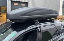Modula dakkoffer Evo 550 liter - Mat zwart