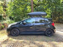 Farad dakkoffer Crub N18 430 liter - Mat zwart