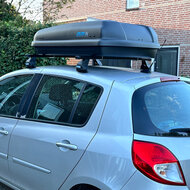 Dakkoffer PerfectFit 400 Liter + Dakdragers Opel Zafira B MPV 2005 t/m 2011