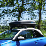 Dakkoffer PerfectFit 400 Liter + Dakdragers BMW X4 (F26) SUV 2014 t/m 2018