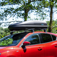 Dakkoffer 440 liter Perfect Fit travelbox Mat zwart