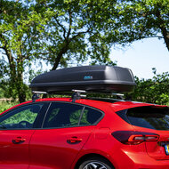 Dakkoffer 440 liter Perfect Fit travelbox Mat zwart