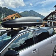 Dakkoffer 440 liter Perfect Fit travelbox Mat zwart