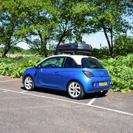 Dakkoffer 400 liter Perfect Fit travelbox Mat zwart