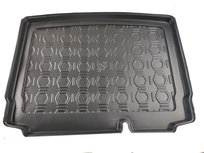 Pasvorm kofferbakmat Volkswagen Golf VI (met reservewiel) 5 deurs hatchback vanaf 2008 Pasvorm kofferbakmat Volkswagen Golf VI (met reservewiel) 5 deurs hatchback vanaf 2008