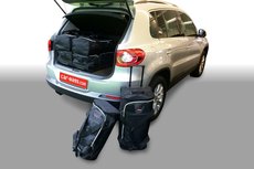 Kofferbak tassenset voor Volkswagen Tiguan (5N) 2007-2015 (hoge laadvloer) Carbags Kofferbak tassenset voor Volkswagen Tiguan (5N) 2007-2015 (hoge laadvloer) Carbags